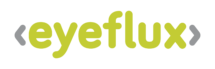 Logotipo Eyeflux positivo bi color